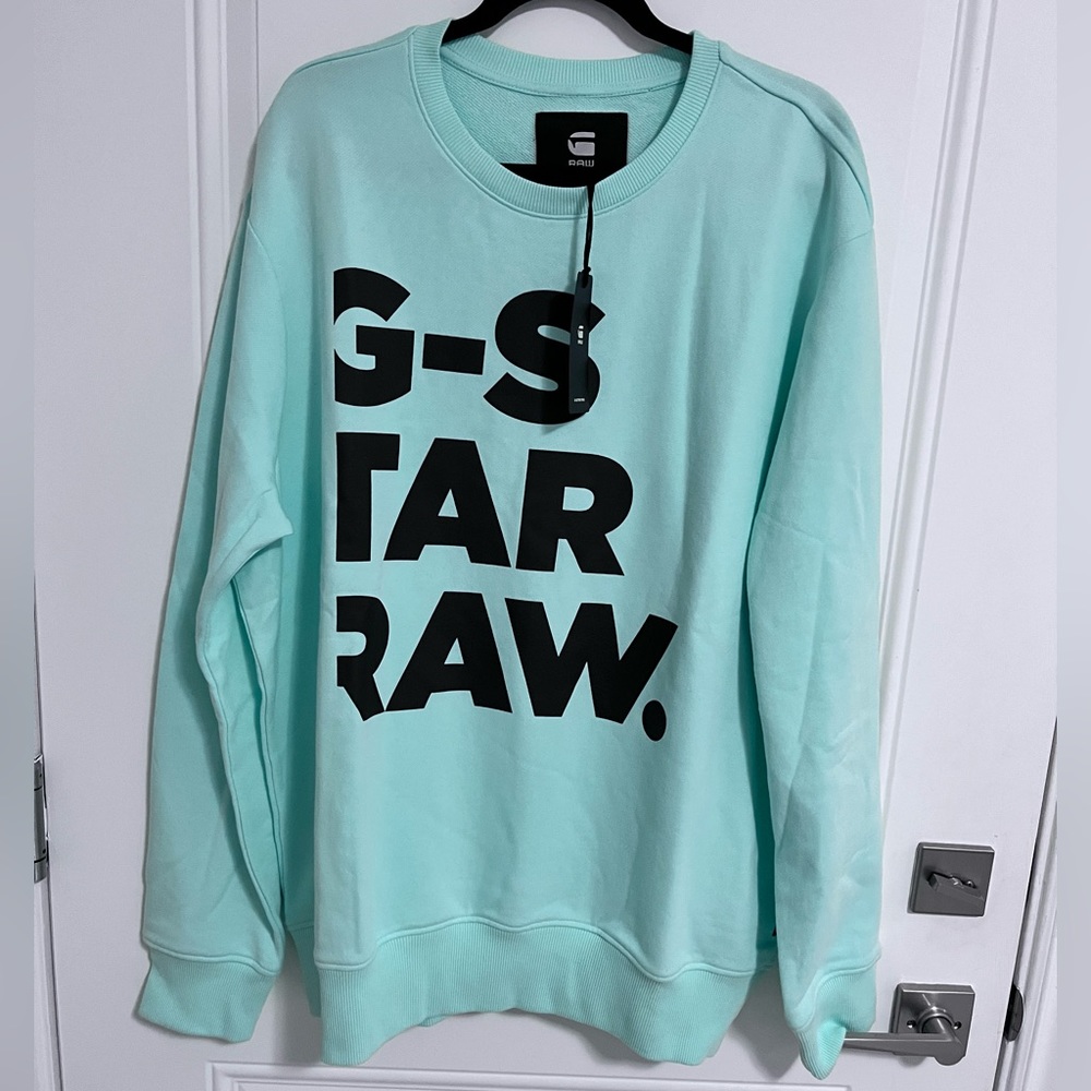 NWT - G-Star Raw Men’s Big Logo Sweatshirt- Size XXL